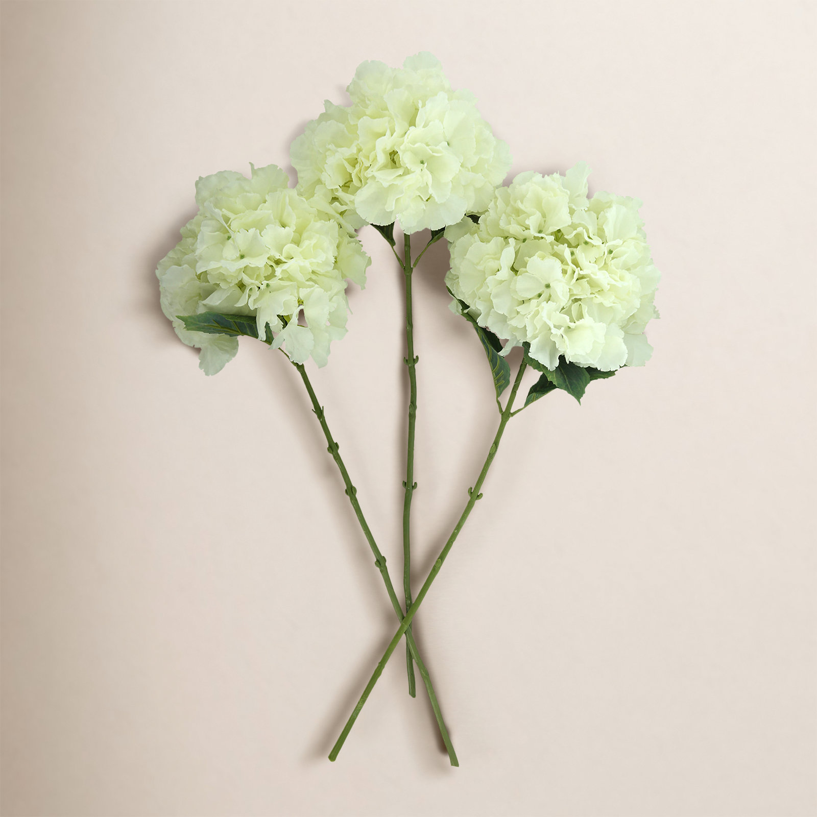 Addison Hydrangea Stems, Cream
