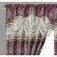 Ensemble de rideaux à 2 attaches avec cantonnière et passe-tringle Luxury Jacquard-790055957