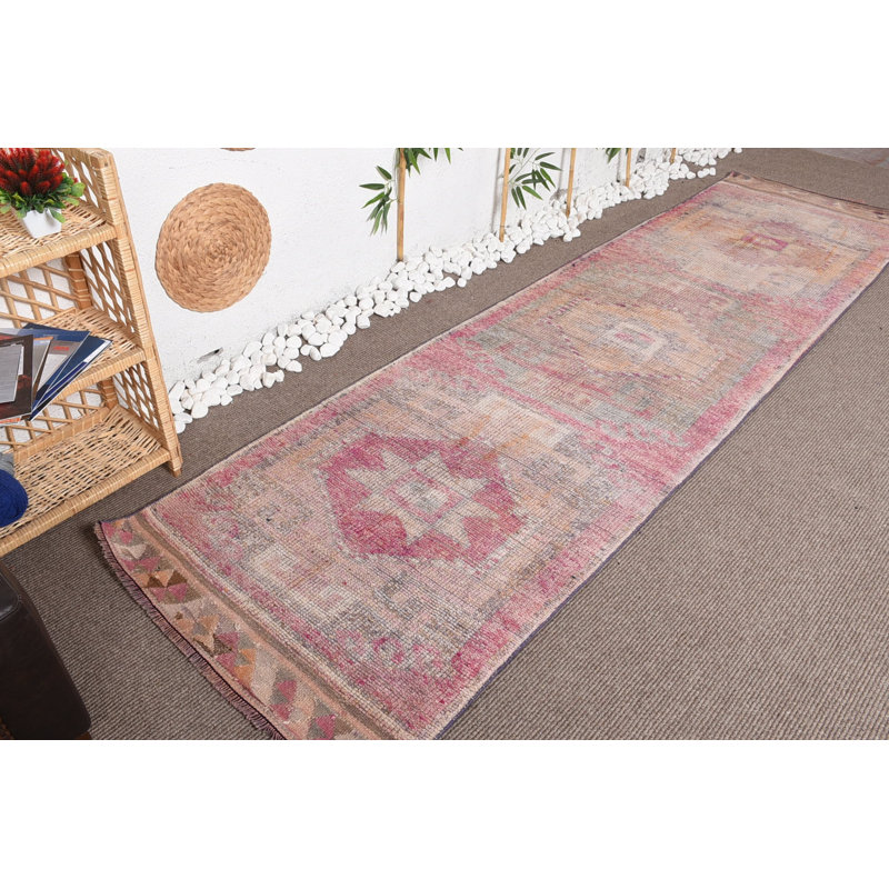 Tapis rétro, tapis Boho, tapis de couloir de 3 pi 11,3 pi, tapis de sol, tapis en laine, tapis turcs, tapis en laine beige
