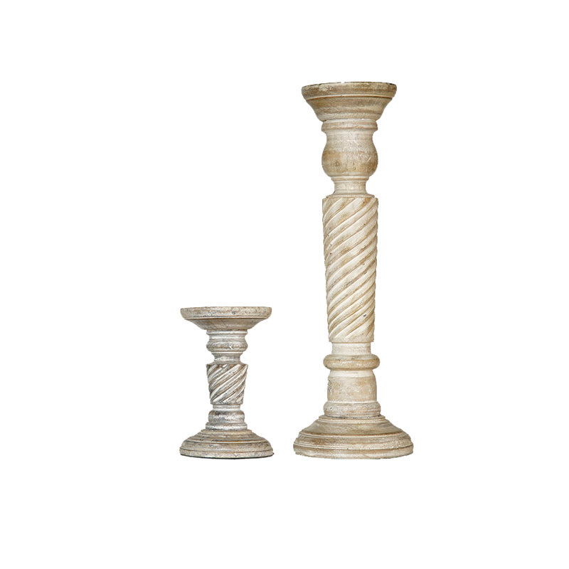 Pilier en bois 15 po, 5, 12"/15"/12", Crépuscule antique