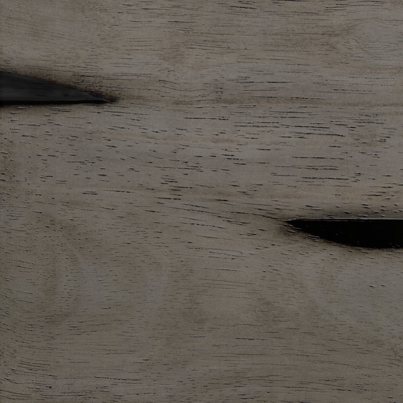 Table de salle à manger à hauteur de comptoir - Finition gris vieilli, bois d'hévéa massif
