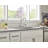 Opulence Single Handle Deck Mount Standard Kitchen Faucet with Side Spray-17539093