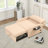 Pull out sofa bed 3 in 1 with 2 wing tables and USB charging-806910425