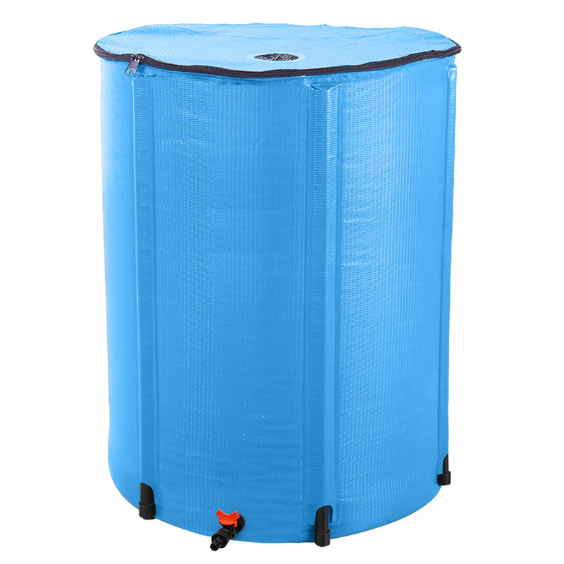 100 gallons Baril de pluie en plastique résistant aux intempéries