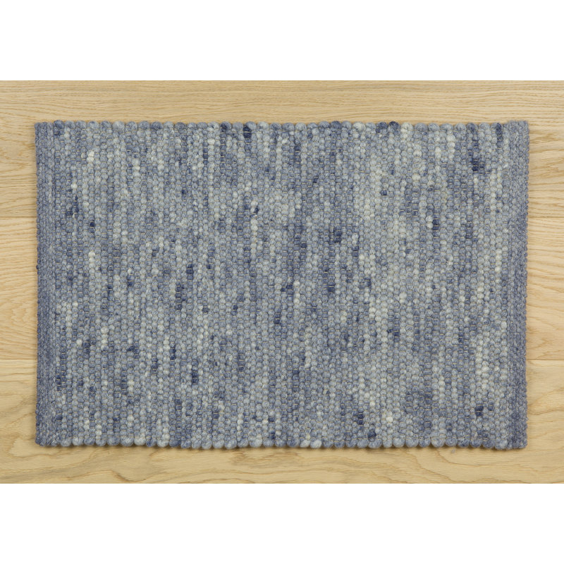 Solid Colour Wool Area Rug, 140 cm W x 200 cm D