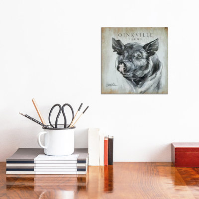 OinkVille Farms by Debi Coules - Wrapped Canvas Gallery-Wrapped Canvas Giclée