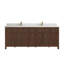Sonoma X P 22 po Meuble-lavabo double en noyer foncé D-108212748