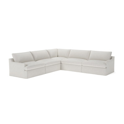 Wrenley 5-Piece Slipcovered Modular Sectional by Birch Lane