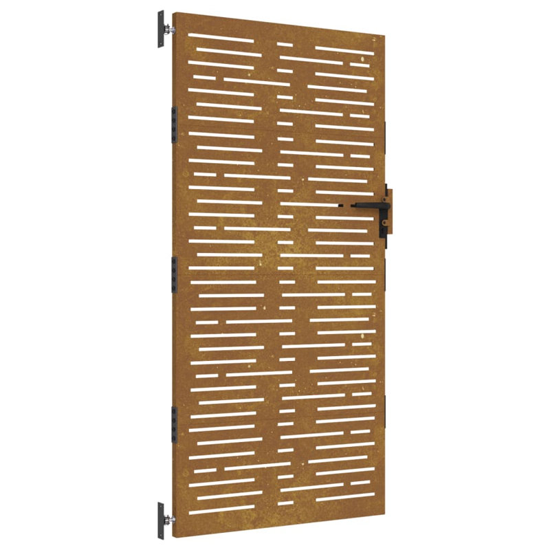 Ameliyah Garden Gate, Rusty, 175cm H x 85cm W x 12cm D