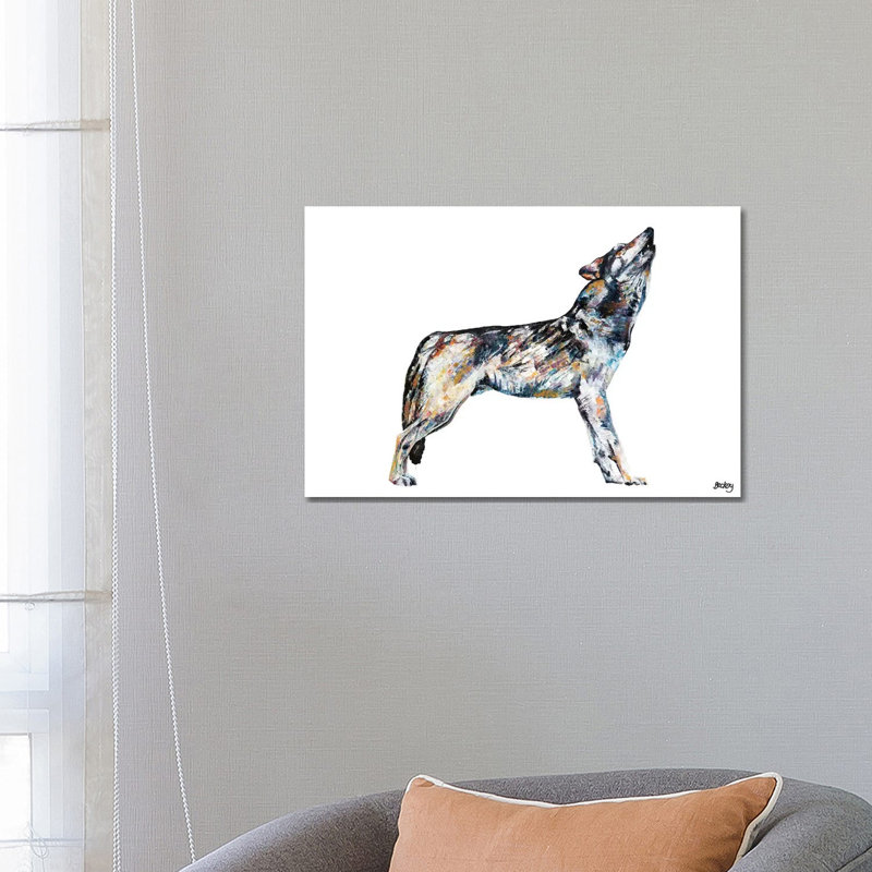Mishka by Becksy - Wrapped Canvas Print, 66.04 cm H x 45.72 cm W x 3.175 cm D