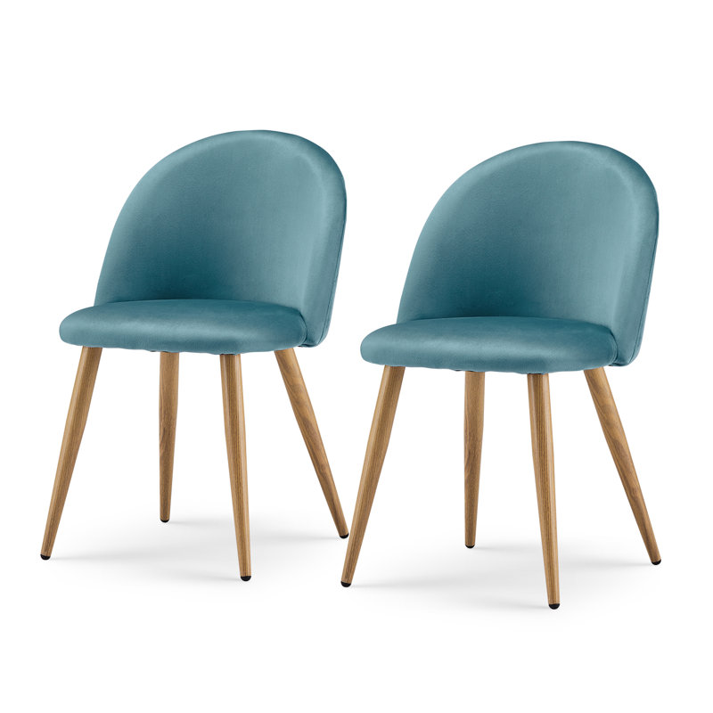 Revamp Upholstered Dining Chair, Blue