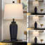 Ensemble de lampes de table USB 24,3 "avec commande tactile et ampoules Allisan-1188452958