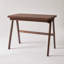 Bureau d'ordinateur en bois d'hévéa massif, bureau rétro en noyer avec tiroir, piètement robuste en forme de A, 100 cm × 55 cm, épaisseur standard 1,8 cm. Table de travail standard pour bureau à domicile.