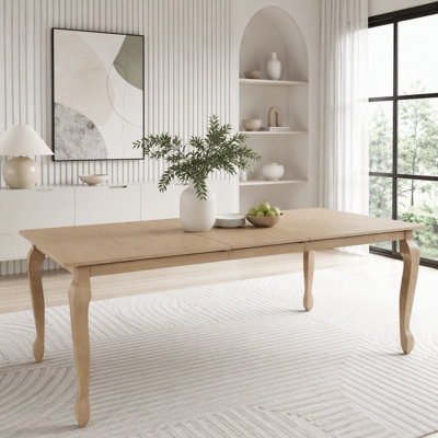 French Country Extendable Dining Table with Butterfly Leaf