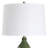 Gourd Ceramic Table Lamp with Brass Accents-530831070