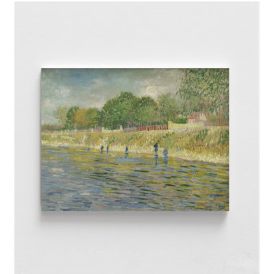 «Bank of the seine» par Vincent Van Gogh, impression d'art de rivière, impression de peinture à l'huile de Van Gogh, encadrée de rivière Van Gogh, art mural nature, impression d'art de Paris