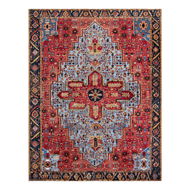 Indoor/Outdoor Traditional Area Rug, Rectangle 9' x 12'