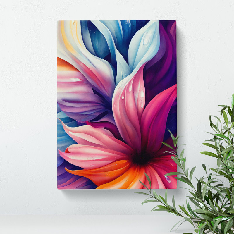 Entrancing Flowers No.2 - Wrapped Canvas, 50cm H x 35cm W x 3cm D