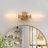 2-Light Ribbed Glass Wall Sconce