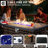  5 Pieces Patio Furniture Set With 43" Fire Pit Table, Wicker Patio Conversation Set With Swivel Rocking Chairs, Outdoor Patio Set For Lawn Backyard Porch (brown)-1643595004