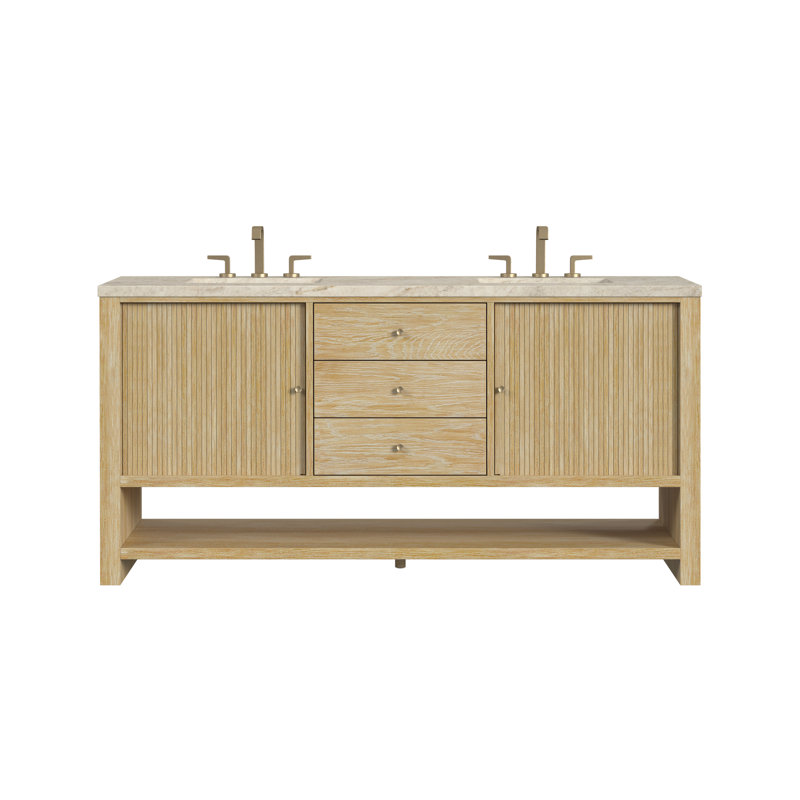 Marigot 72'' W Double Vanity, 8" Widespread, Tajnar Eclos
