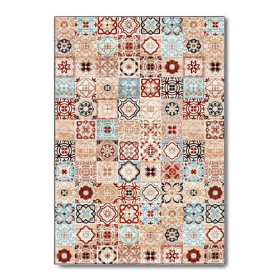Performance Cotton Washable Moroccan Indoor / Outdoor Rug