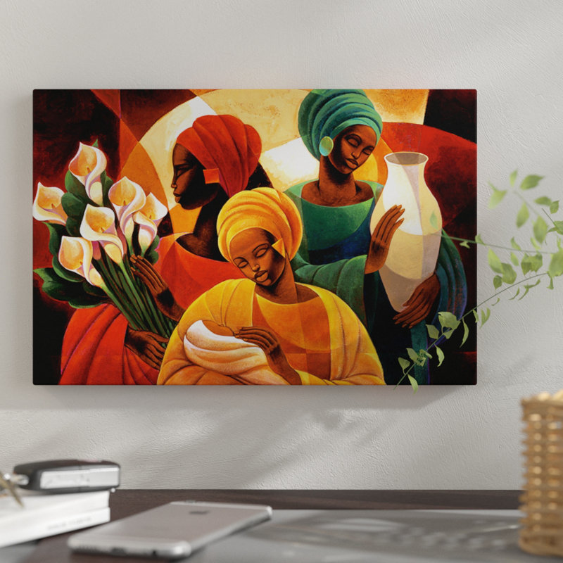 «Caress», reproduction d'impression sur toile, H 8 po x l 12 po x P 0,75 po, Toile tendue, Pas de tapis