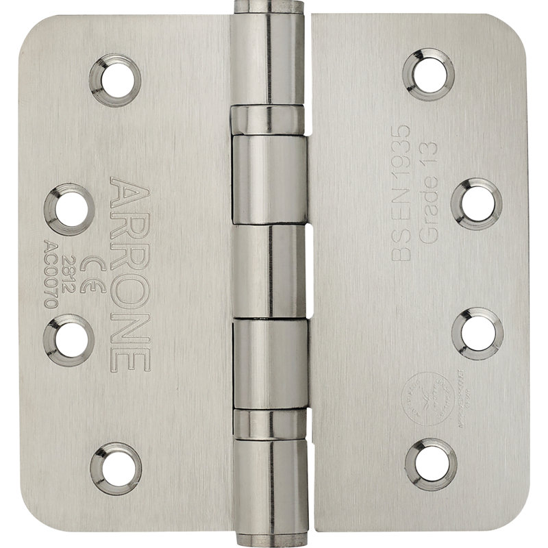 10.2cm H x 10.2cm W Butt Bearing Single Door Hinge
