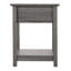 Sleek Contemporary Nightstand In Sandle Wood-1384948244