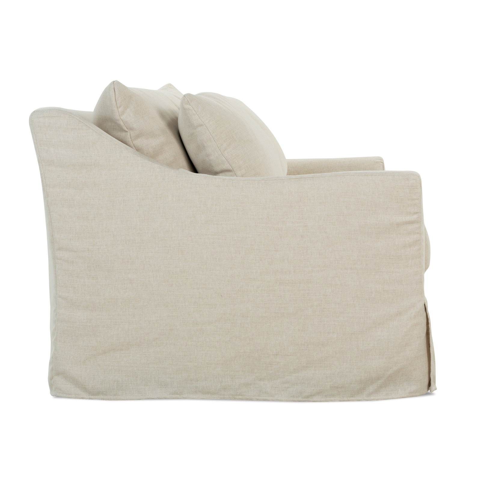 Stavro Linen Sofa, 35"H x 85"W x 41"D, Cream