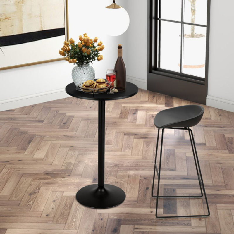Jakab Round Metal Base Dining Table