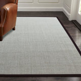 Tapis rectangulaire en jute tissé à la main de couleur unie Pratibha