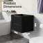 Meuble-lavabo mural flottant de 24 po Goodyo