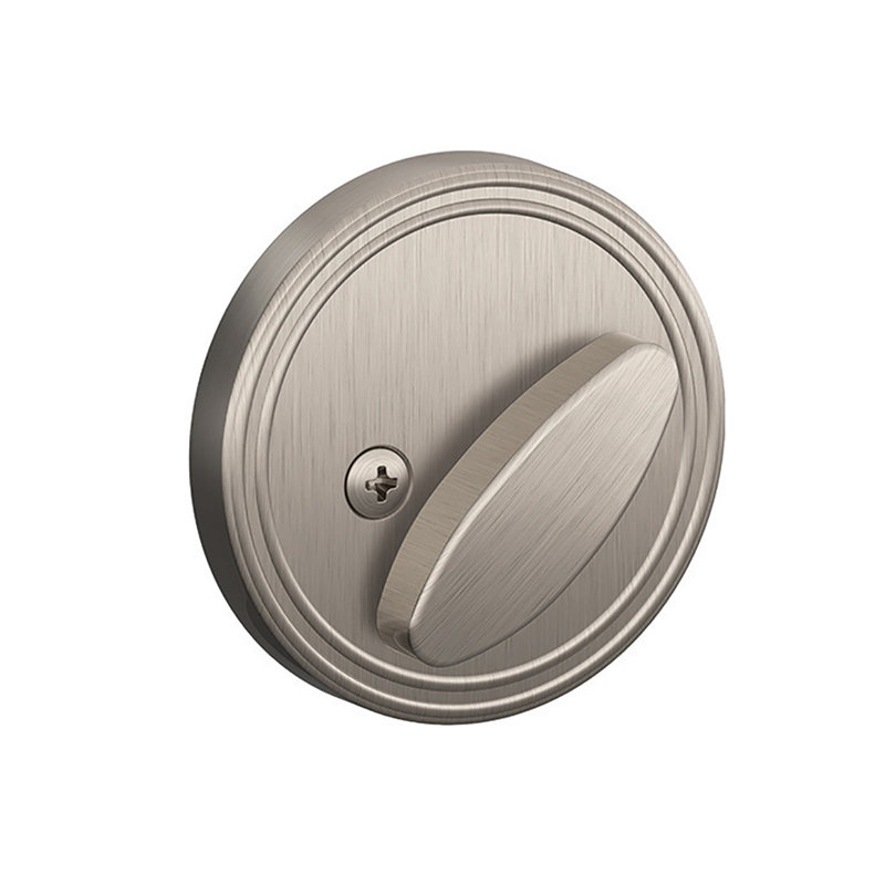 J Series One-Sided Cylinder Deadbolt, Satin Nickel