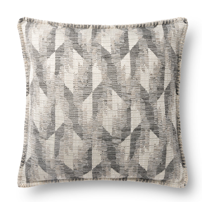 Geometric Pillow Cover, Beige