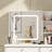 39.4'' Wide Makeup Vanity Set with Stool and LED Mirror-1724558307