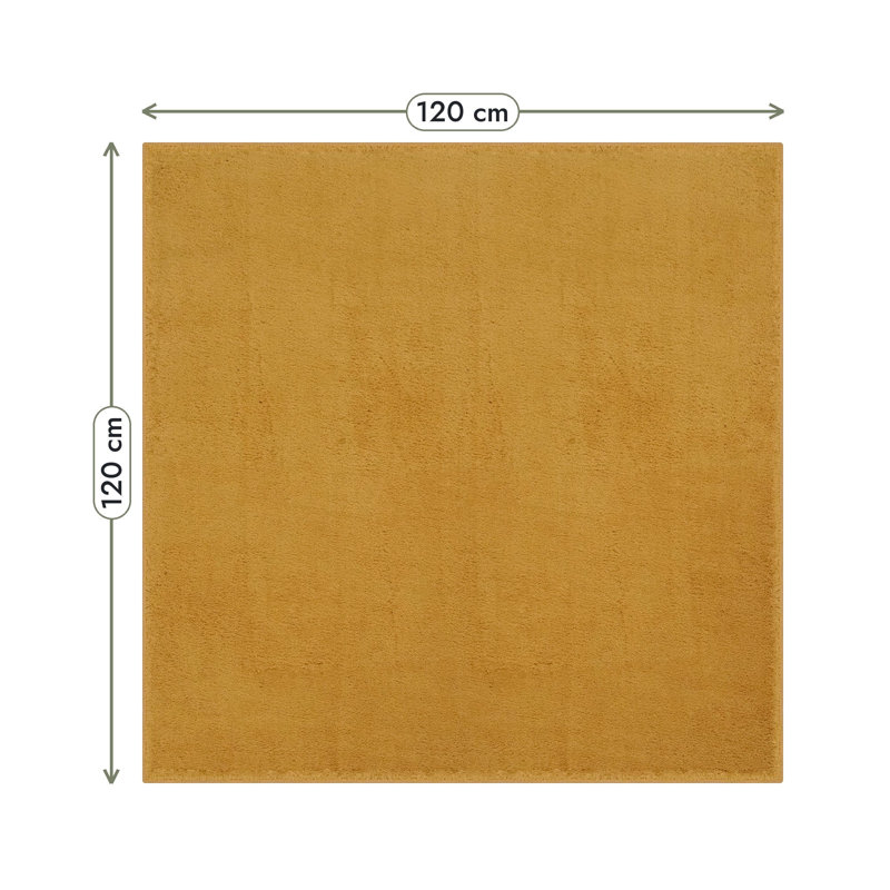Washmellow Collection Shag, 120X120 cm Square