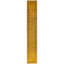 Overdyed Hand-Knotted Wool Modern-Contemporary Yellow Runner 2' 7" x 16' 1"