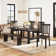 Slatted Back Dining Chair Solid Wood Side Chair