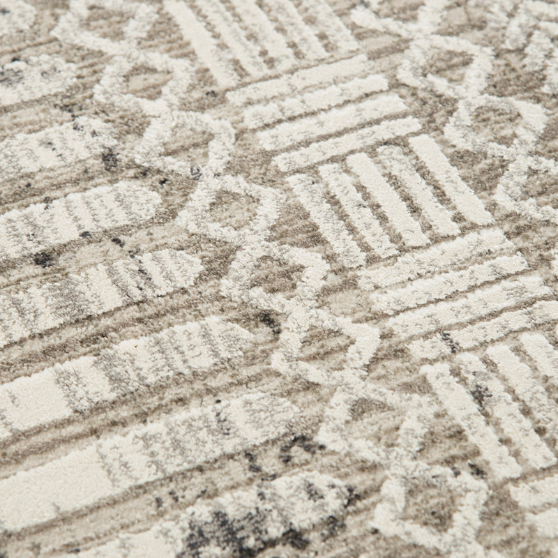 Geometric Indoor Rug, Rectangle 5'3" x 7'6"
