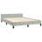 Maecie vidaXL Velvet Platform Bed Frame, No Box Spring Needed/No Mattress -1061604969-1061604965