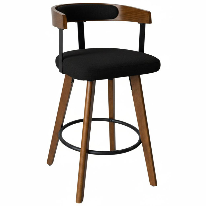 Ensemble de 3 tabourets de bar, coussins moelleux à hauteur de comptoir pour bar personnel, Vert, 3PCS