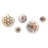Sacred Geometry In Vintage Color Tones III - Modern Geometric Metal Wall Décor