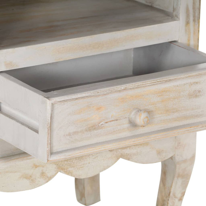 Genova 45cm Solid Wood Sideboard, Grey