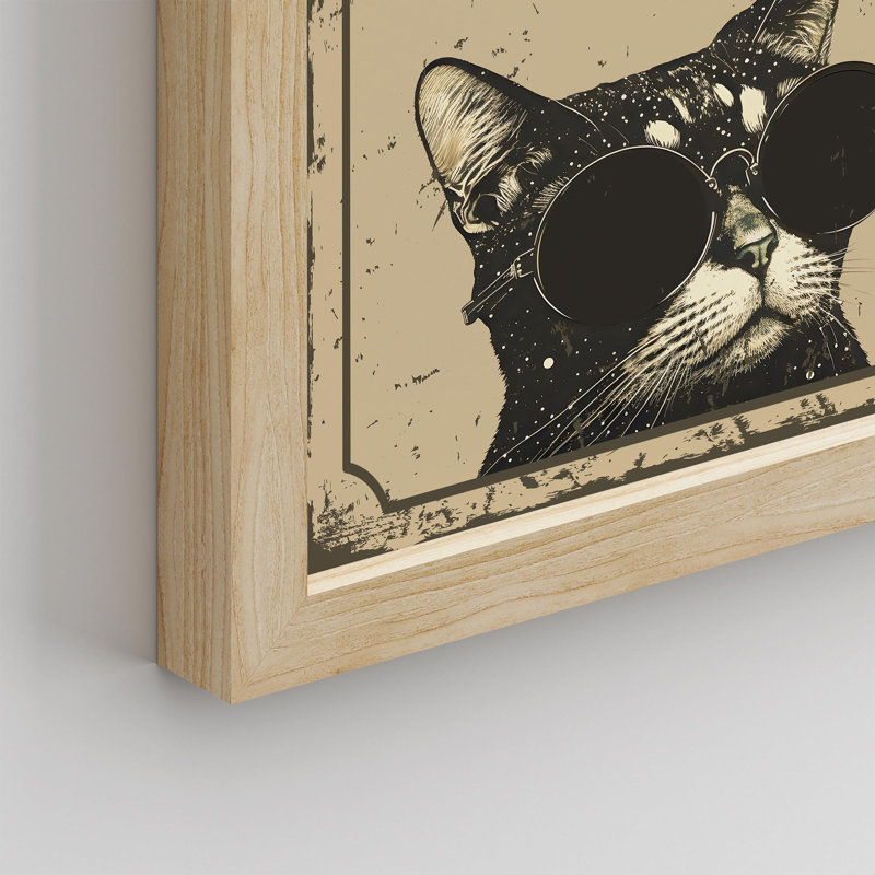 "Règle des chats noirs" sur papier, Naturel, H 16 po x l 12 po