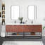 Meuble-lavabo double autoportant avec plateau Mahon 84-225249569-225227210