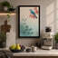 Perched in Bloom Japandi - Wrapped Canvas-253162302-253162303