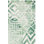 Tapis vert en laine / coton touffeté à la main Hallette