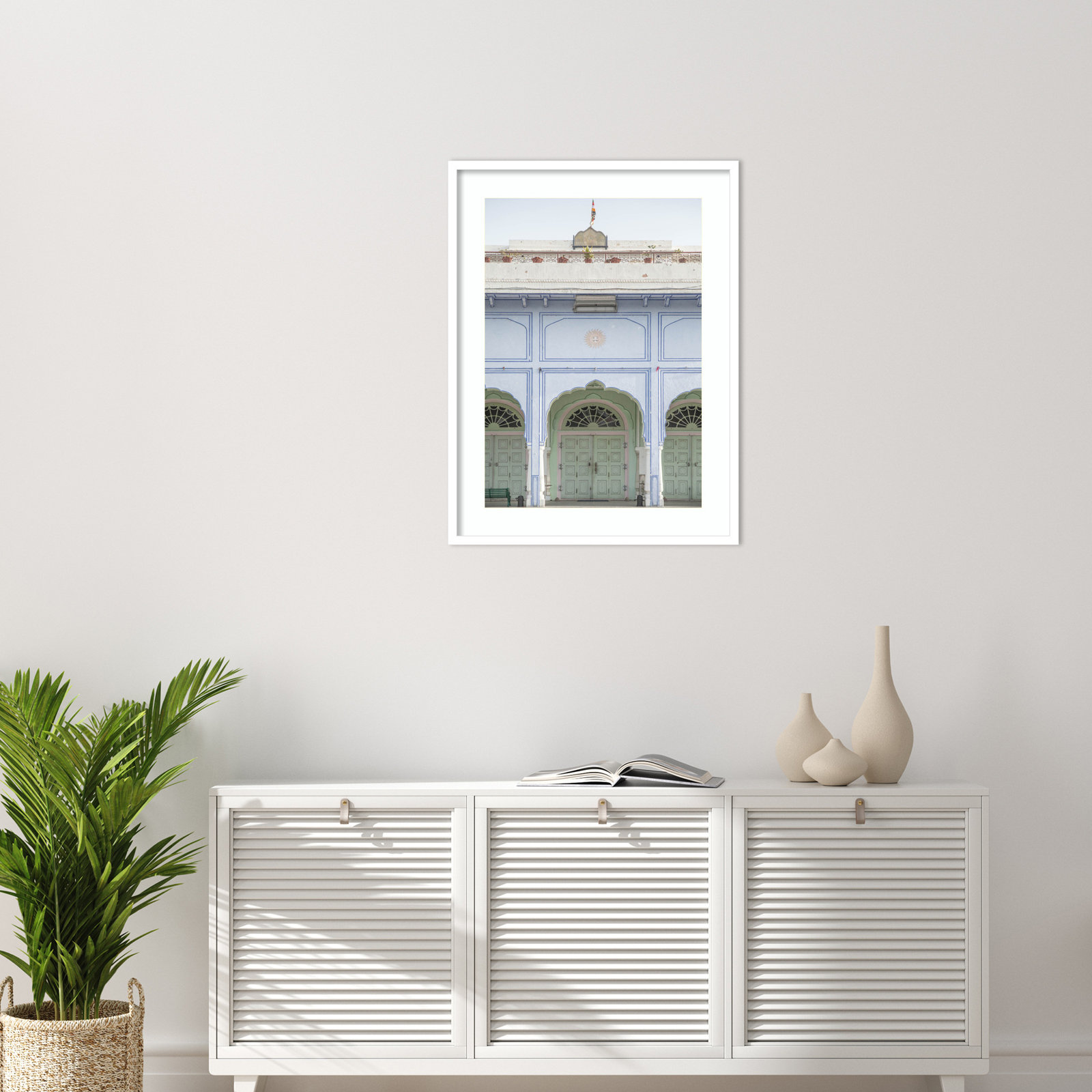 Sunshine Palace Print by Shot by Clint, 33" H x 25" W, White 