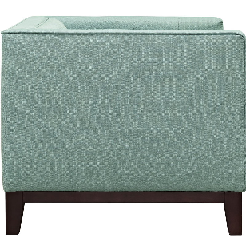 Fauteuil Modway Serve, Polyester bleu lagon